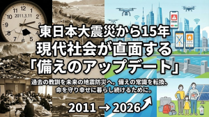 東日本大震災から15年 備えのアップデート